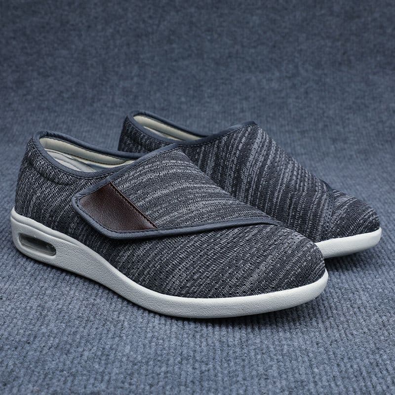 image-Youyun Velcro Casual Shoes - Black Summer