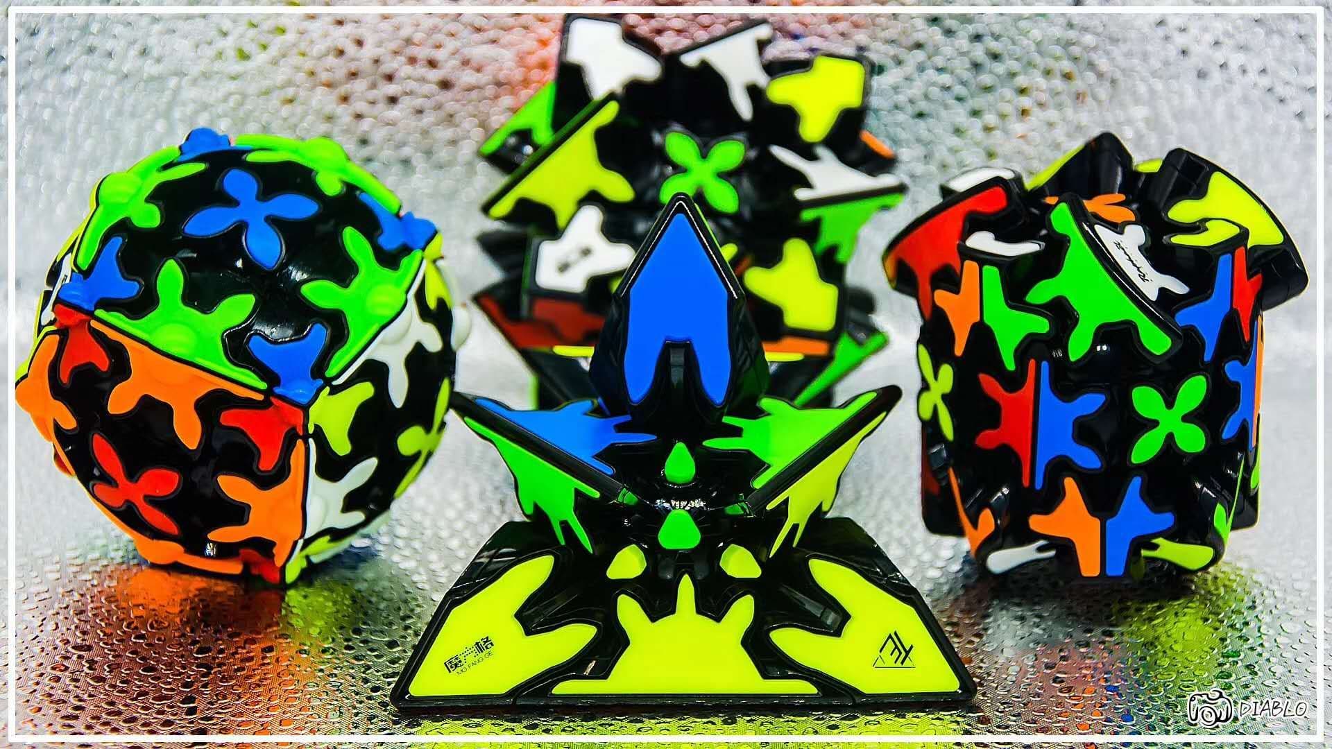 image-Qiyi Gear Rubik's Cube Gear Spherical Educational Toy