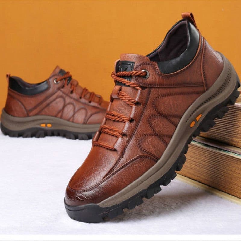 image-Casual Leather Shoes Outdoor Hiking Shoes