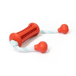 image-The Dog Rubber Toy Molar Teeth Cleaning Rod Wears The Rope To Bite The Rope