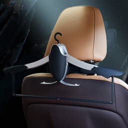 image-Car Accessories Car Folding Clothes Hanger Creative Penguin Exterior Car Clothes Hanging Clothes Hanging