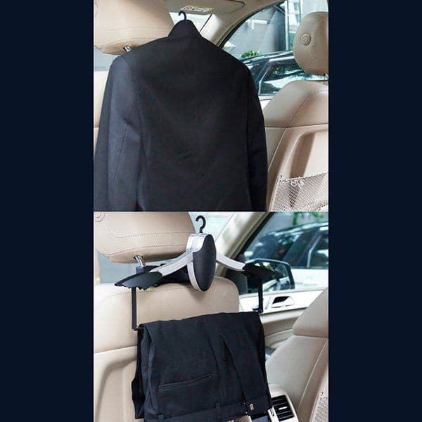 image-Car Accessories Car Folding Clothes Hanger Creative Penguin Exterior Car Clothes Hanging Clothes Hanging