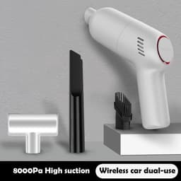 image-Mini Fashion Car High-Power Car Vacuum Cleaner