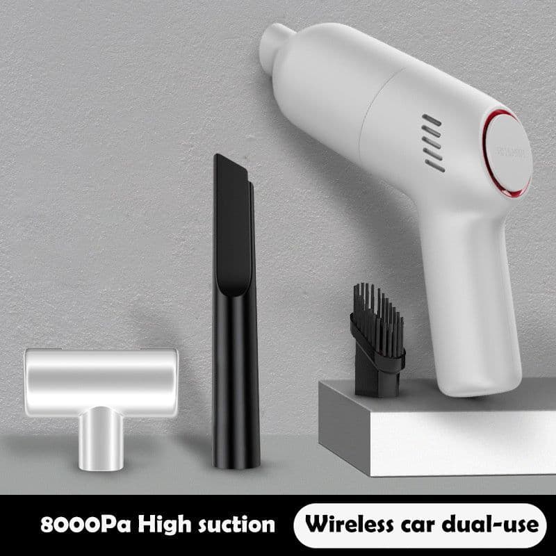 image-Mini Fashion Car High-Power Car Vacuum Cleaner