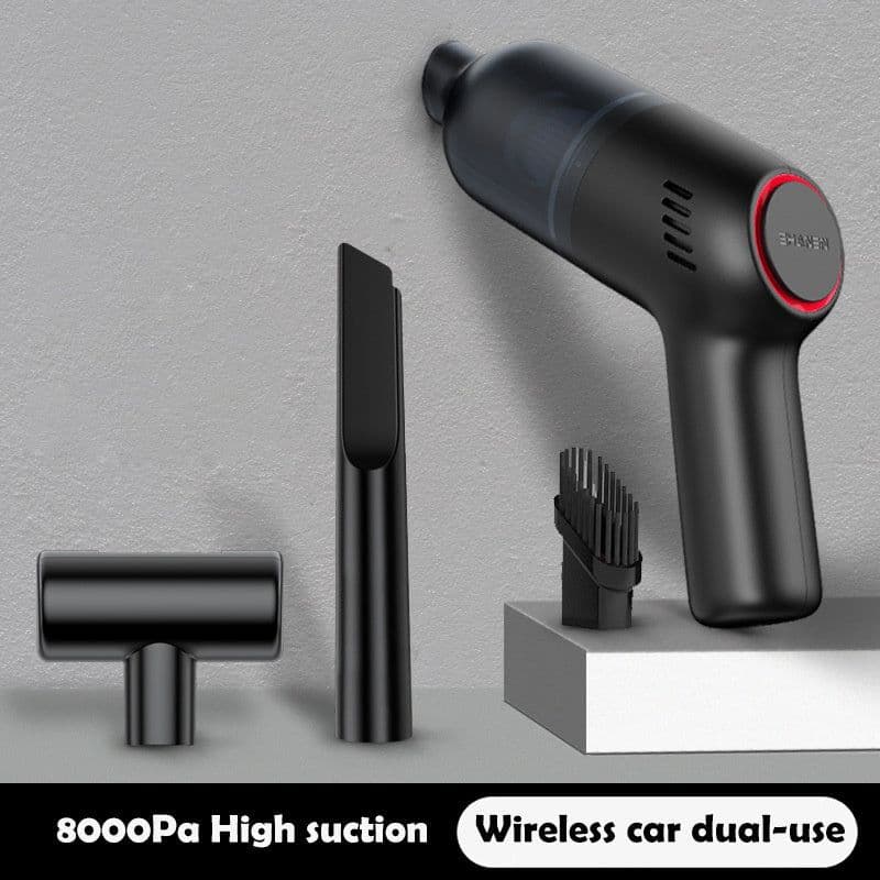 image-Mini Fashion Car High-Power Car Vacuum Cleaner