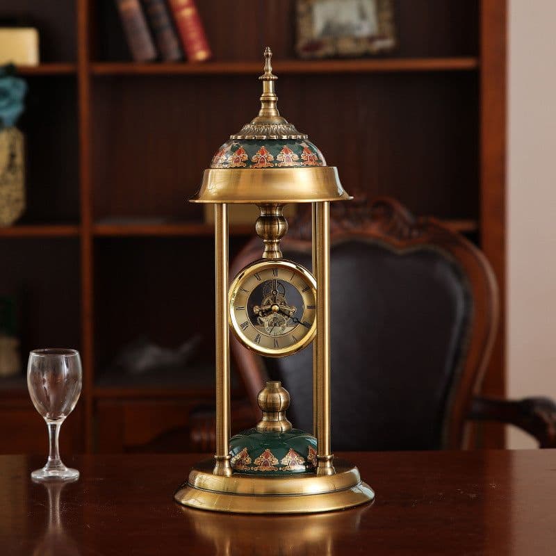 image-Nordic Home Furnishings Pendulum Clock Ornaments