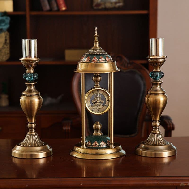 image-Nordic Home Furnishings Pendulum Clock Ornaments