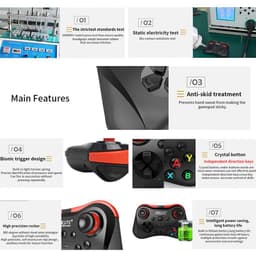 image-Magic Cart Mobile Phone Wireless Bluetooth Gamepad