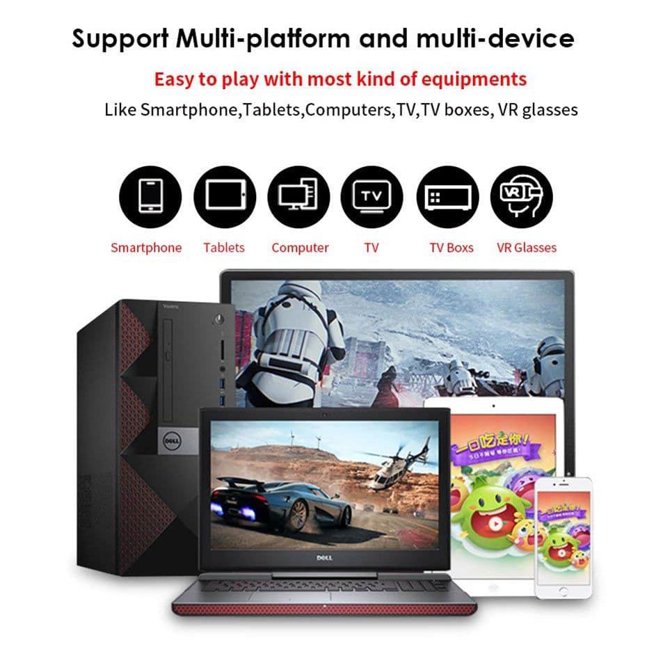 image-Magic Cart Mobile Phone Wireless Bluetooth Gamepad