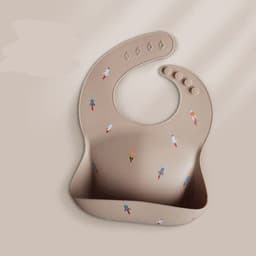image-Baby Eating Bibs, Baby Waterproof Silicone Bibs, Feeding Rice Pockets