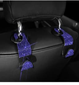 image-Car Gear Cover Blue Diamond Handbrake Cover Gear Cover