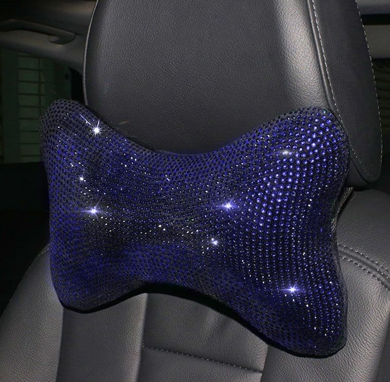 image-Car Gear Cover Blue Diamond Handbrake Cover Gear Cover