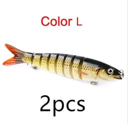 image-Pike Fishing Lures Hard Bait 13.28cm 19g