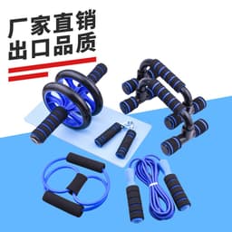 image-LEATOU Ab Wheel 7-Piece Indoor Fitness Equipment Set - LT-TZ32