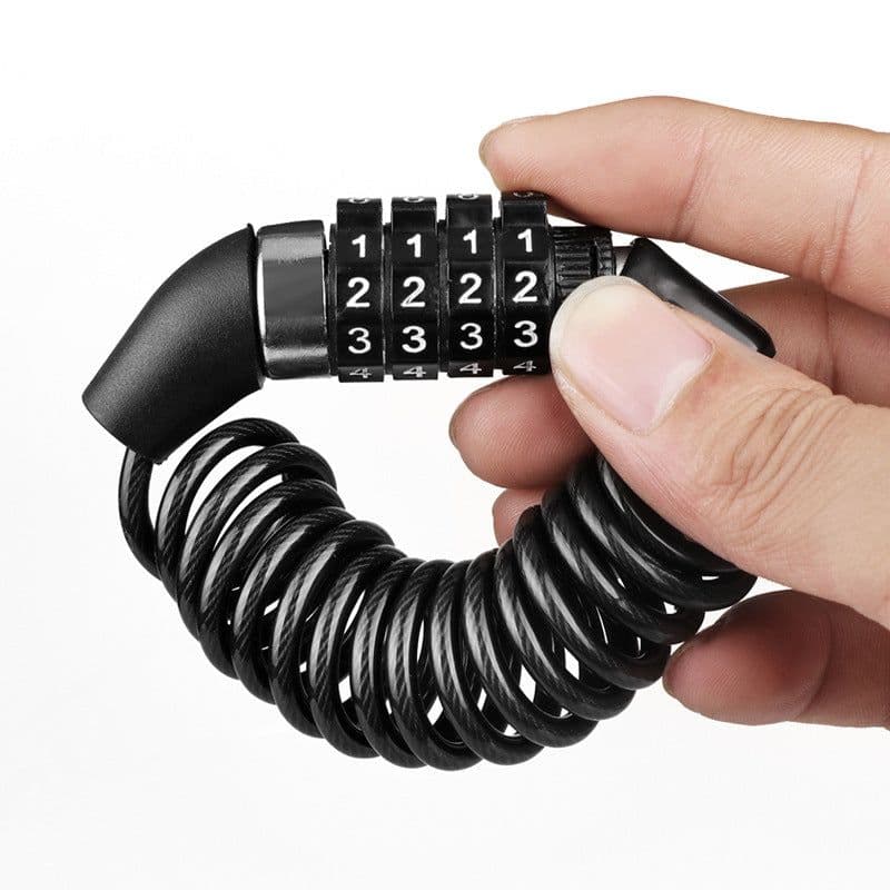 image-Jumping Fruit Combination Cable Lock - Black