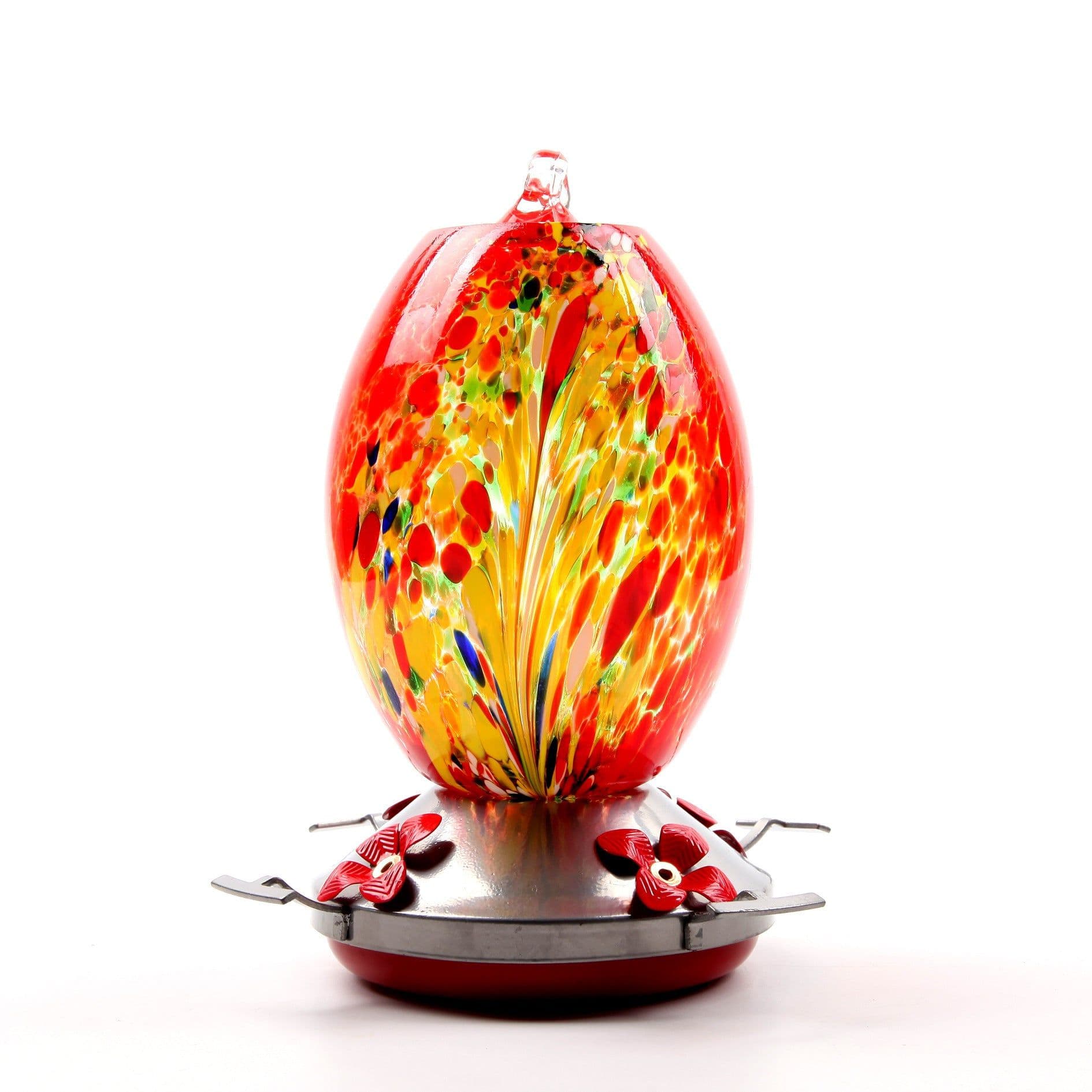 image-Factory Direct Hummingbird Water Feeder Bird Feeder Anti-Ant Hook Stained Glass Feeder