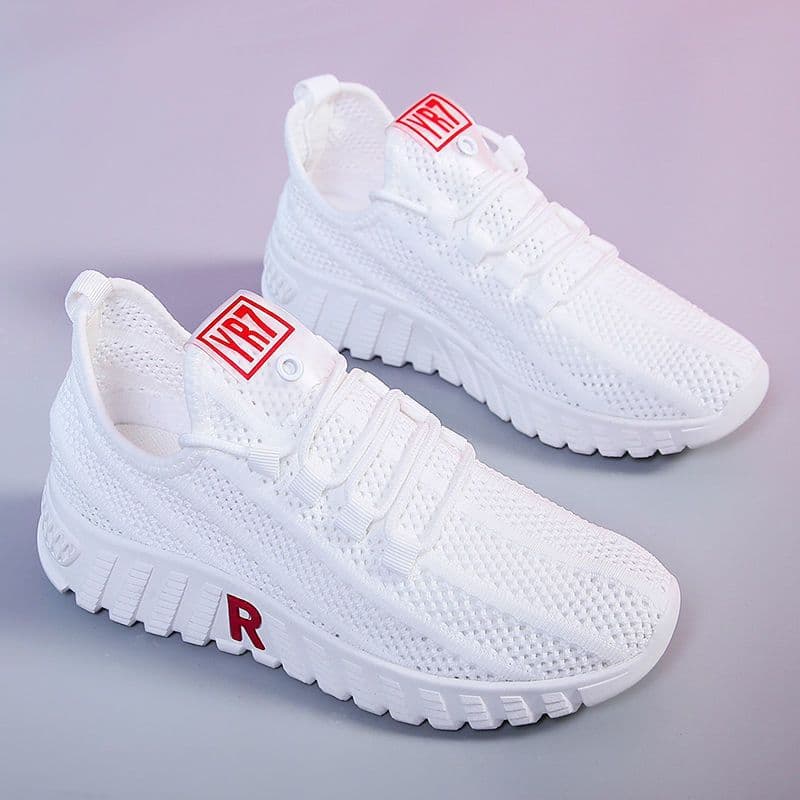 image-Women Tennis Shoes Bottom Sneakers Gym Female Sport Walking Breathable Mesh Women Sneakers Lightweight Sports Running Shoes