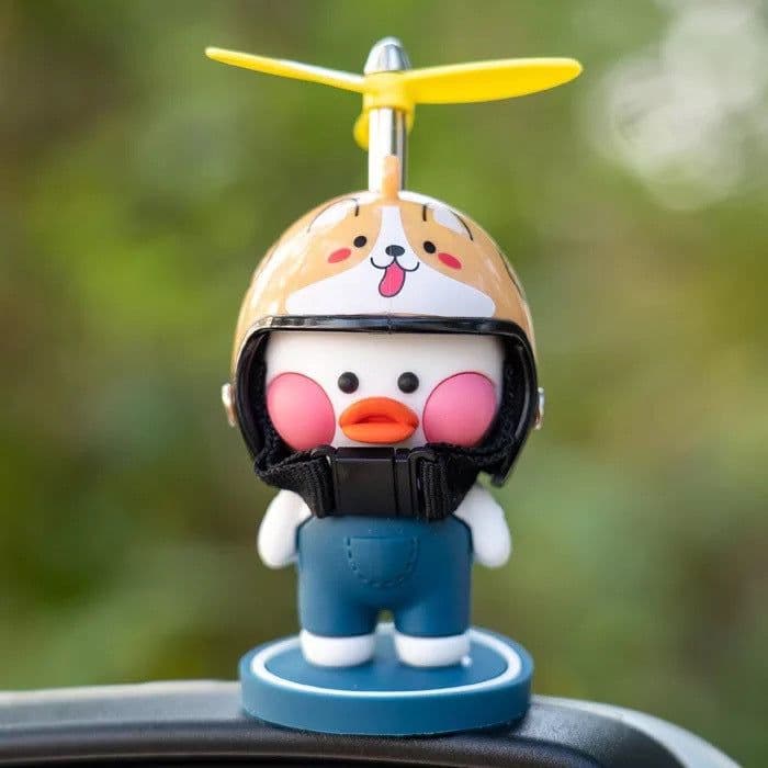 image-Car Ornaments Motorcycle Cute Car Center Console Accessories Car Cartoon