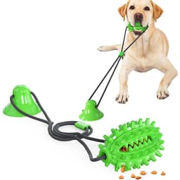 image-Sucker Dog Toy Tug Of War Molar Stick Leaking Ball