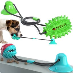 image-Sucker Dog Toy Tug Of War Molar Stick Leaking Ball