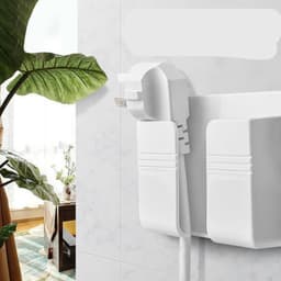 image-Mobile Phone Charging Storage Rack Punch-free Sticky Storage Box