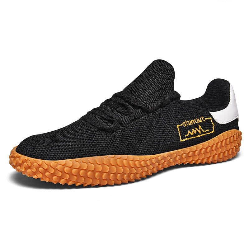 image-Spring and Summer Flying Woven Casual Shoes Large Men's Shoes Beathable Korean Forrest Gump Sneakers