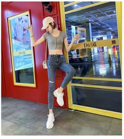 image-Daddy Shoes Women'S New Year Spring And Autumn Thick Bottom Summer Breathable Mesh Small White Shoes Ins Single Shoes
