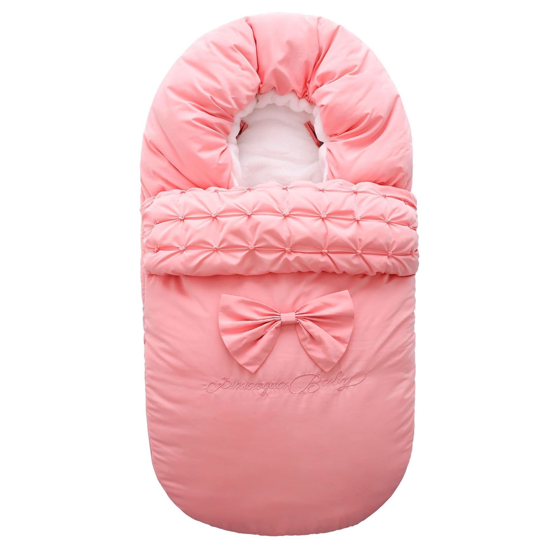 image-Premium Nouveau Bebe Sac De Couchage Nouveau-nes Sacs De Nuit Couverture Enveloppe Arc Bebe Exterieur Enfant En Bas Age Hiver Chaud Emmailloter Poussette Enveloppement