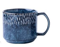 image-Vintage Style Ceramic Cup Blue Pink Coffee Cup Mug Mug Household Drinking Water Cup