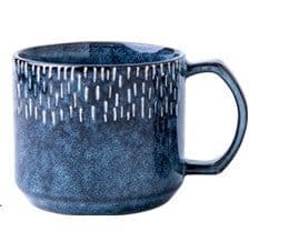 image-Vintage Style Ceramic Cup Blue Pink Coffee Cup Mug Mug Household Drinking Water Cup
