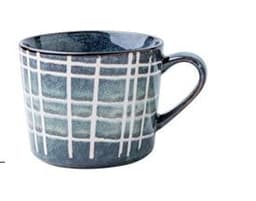 image-Vintage Style Ceramic Cup Blue Pink Coffee Cup Mug Mug Household Drinking Water Cup