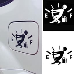 image-Funny Car Sticker Pull Fuel Tank Pointer Ef Fuel Tank Car Sticker Fuel Tank Vinyl Sticker Decal
