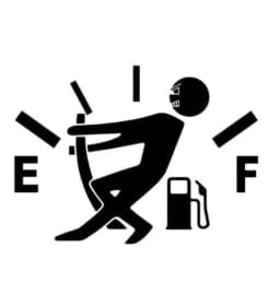 image-Funny Car Sticker Pull Fuel Tank Pointer Ef Fuel Tank Car Sticker Fuel Tank Vinyl Sticker Decal