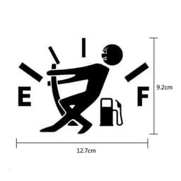 image-Funny Car Sticker Pull Fuel Tank Pointer Ef Fuel Tank Car Sticker Fuel Tank Vinyl Sticker Decal