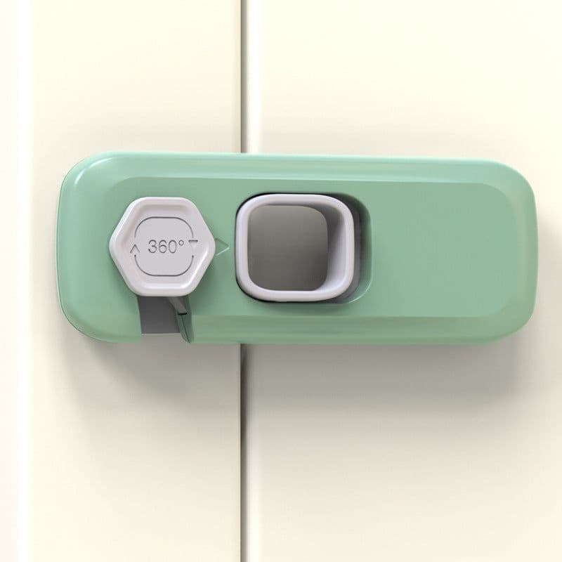 image-Home Refrigerator Lock Fridge Freezer Door Catch Lock Toddler Kids Child Cabinet Safety Lock For Baby Safety Child Lock