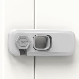 image-Home Refrigerator Lock Fridge Freezer Door Catch Lock Toddler Kids Child Cabinet Safety Lock For Baby Safety Child Lock