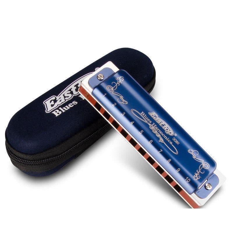 image-Blues C Key Playing T008K Blues Ten Holes For Adults And Children Beginners Blues C key playing T008K Blues Ten Holes For Adults And Children Beginners