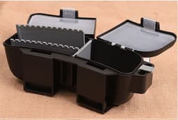 image-Waist-Mounted Fishing Gear Gadgets Fishing Bait Box Bait Super Hard Plastic Box