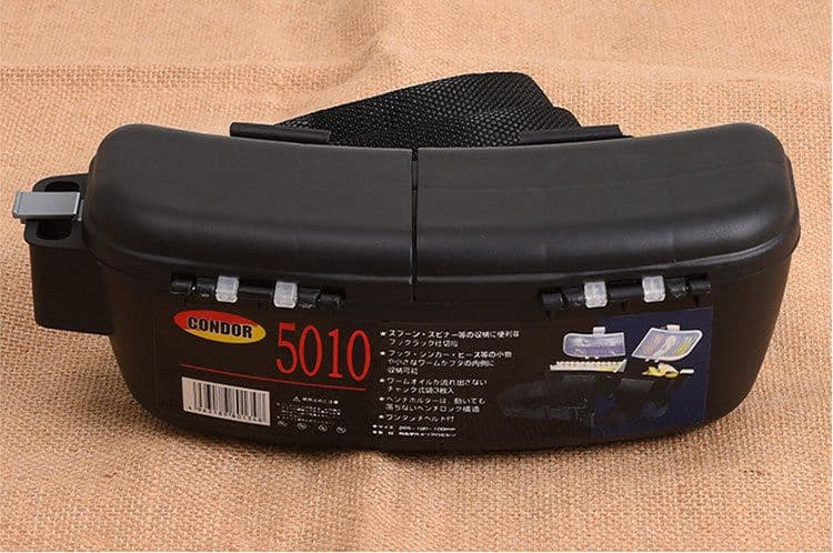 image-Waist-Mounted Fishing Gear Gadgets Fishing Bait Box Bait Super Hard Plastic Box