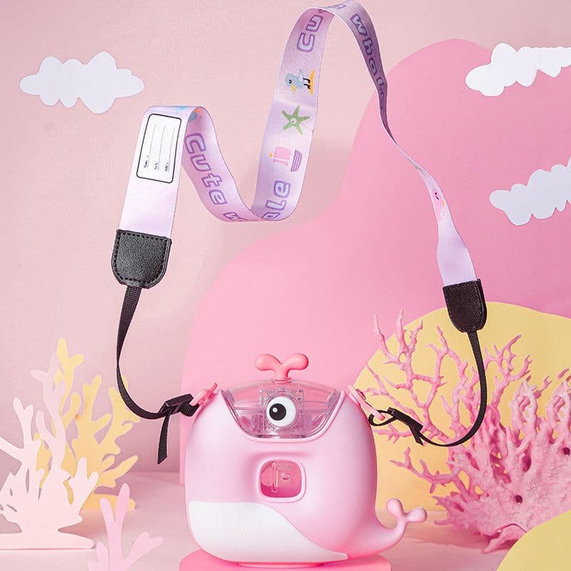image-Children's Straw Cup Cartoon Cute Water Cup Toddler Student Kettle