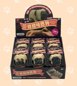 image-Children'S Lala Dog Creative Novelty Decompression Toys Pinch Pig Pug Toys