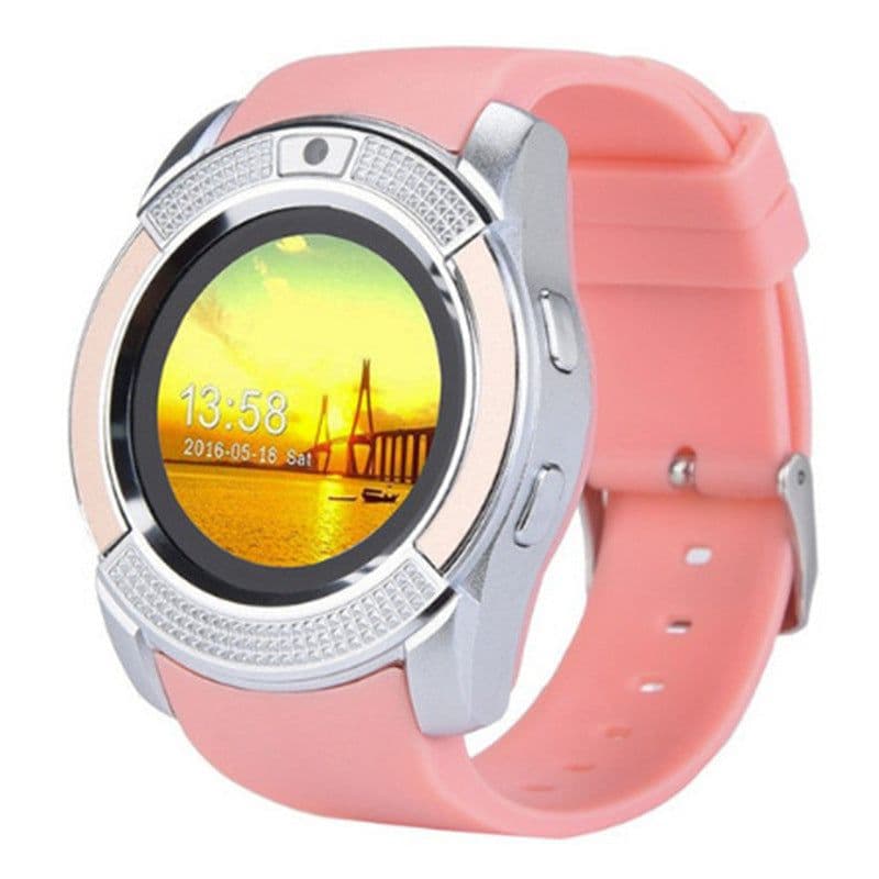 image-Full Circle Screen Card Sedentary Sleep Monitoring Watch
