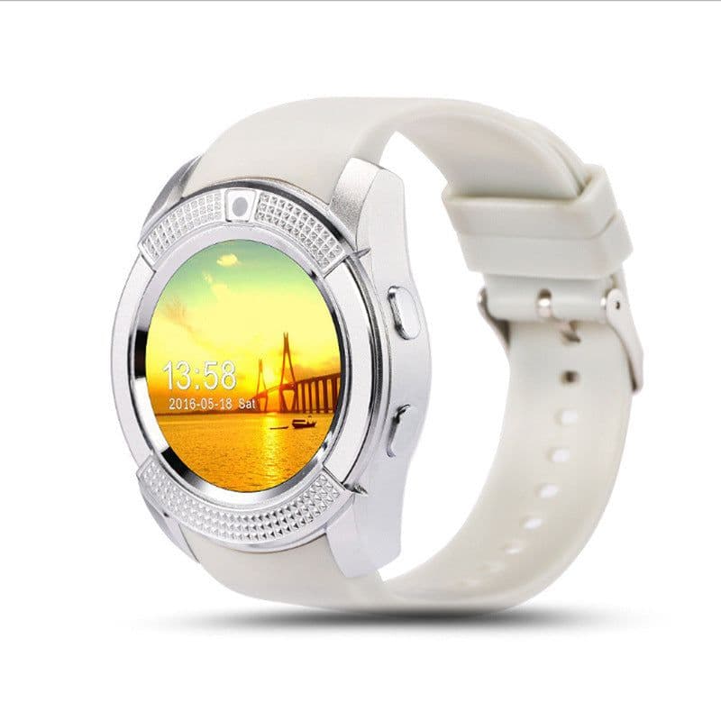 image-Full Circle Screen Card Sedentary Sleep Monitoring Watch