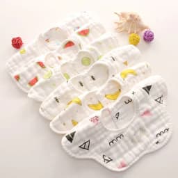 image-Baby Bibs, Infant Rice Pockets, Saliva Towels