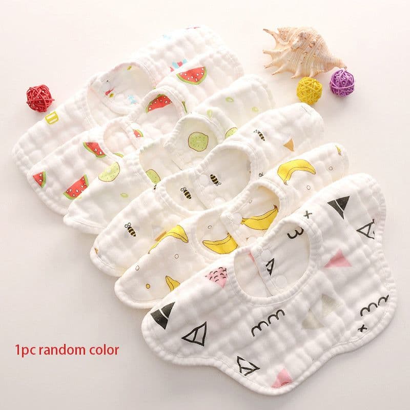 image-Baby Bibs, Infant Rice Pockets, Saliva Towels
