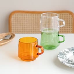 image-Coffee cup heat and high temperature resistant glass water cup