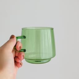 image-Coffee cup heat and high temperature resistant glass water cup