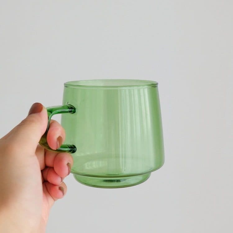 image-Coffee cup heat and high temperature resistant glass water cup