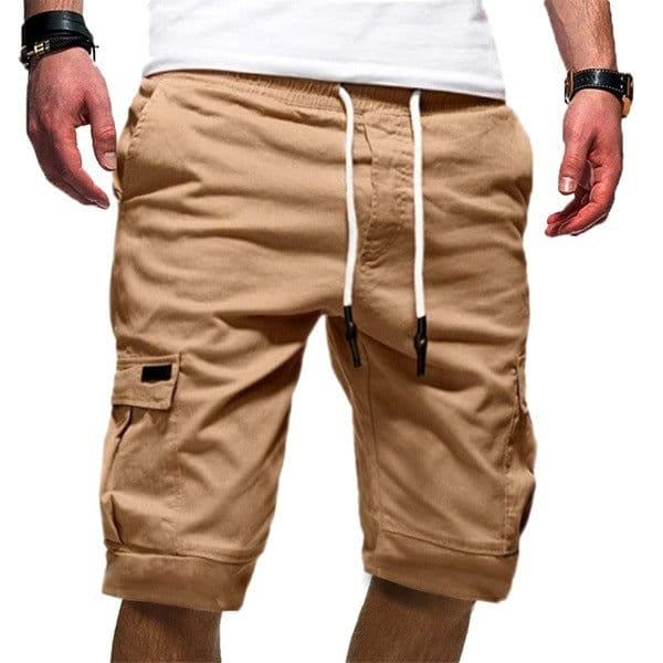 image-Men Casual Jogger Sports Cargo Shorts Military Combat Workout Gym Trousers Summer Mens Clothing