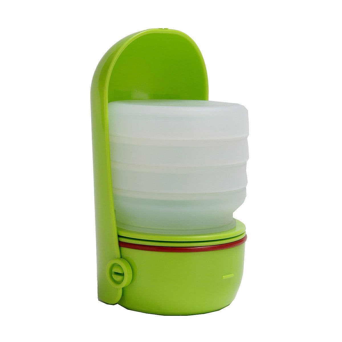 image-Portable Pet Folding Outdoor Water Cup